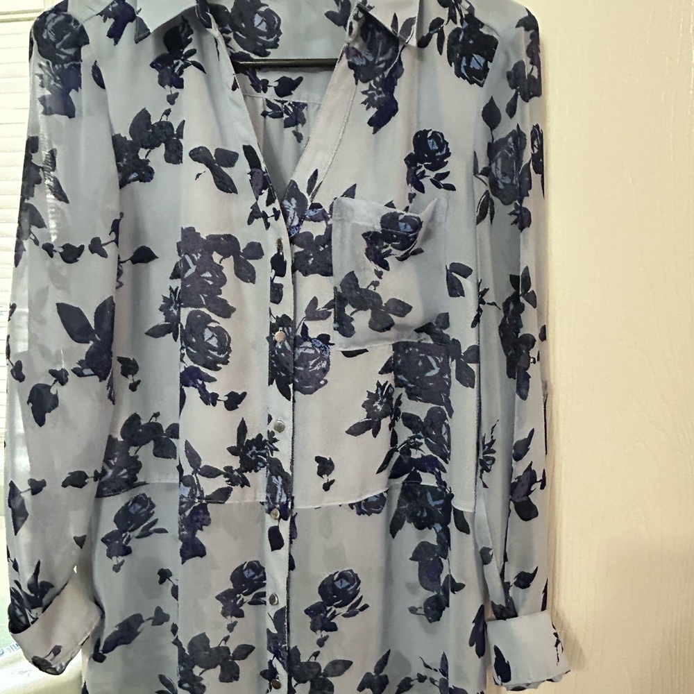 Floral Sheer Women's Top